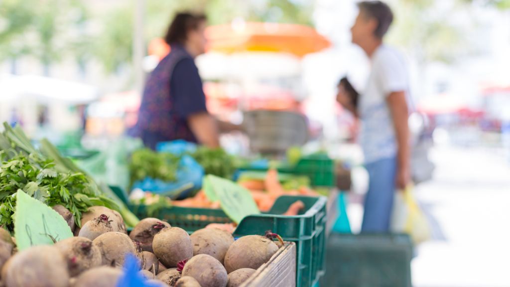 Verdure al mercato