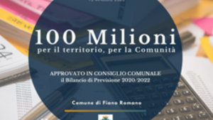 Logo 100 milioni per il territorio e la comunità