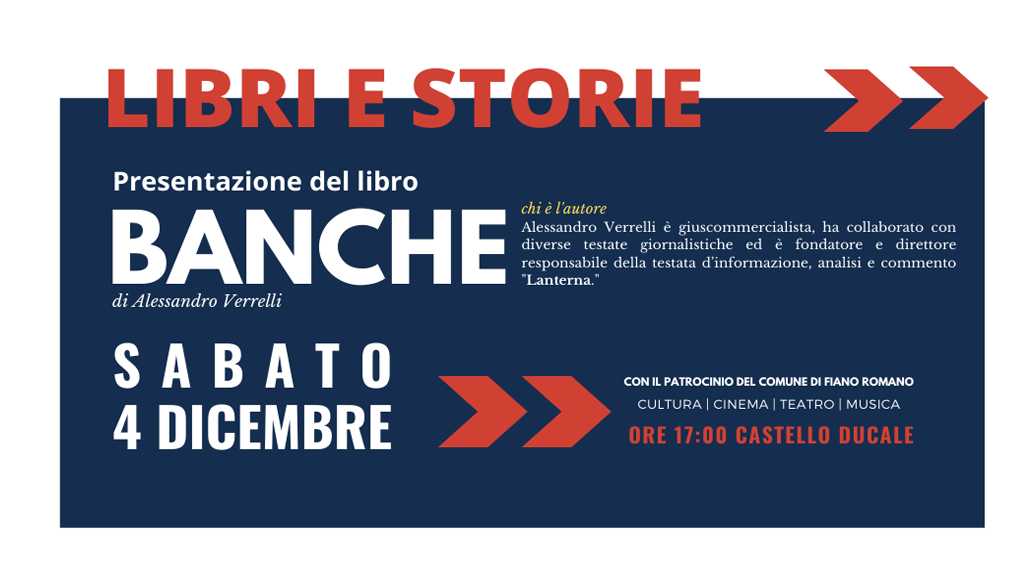 presentazione del libro banche