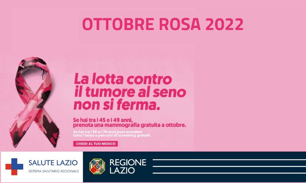 fiocco rosa con scritta prevenzione seno